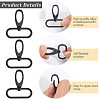 15Pcs Alloy Swivel Clasps FIND-GF0008-19RB-5
