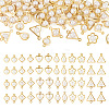 72Pcs 12 Styles ABS Plastic Imitation Pearls Charms/Connector Charms FIND-TA0003-16-1
