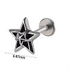 304 Stainless Steel Threadless Labret Stud WG47083-13-1