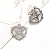 Butterfly Platinum Alloy Pendants PW-WGA9A20-07-1