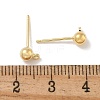 Brass Studs Earring Findings KK-H503-29G-03-3