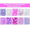 DIY Round Acrylic Beads Jewelry Making Findings Kits DIY-FS0007-04-2