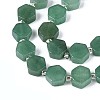 Natural Green Aventurine Beads Strands G-P534-A17-01-3