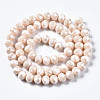 Electroplate Glass Beads Strands X-EGLA-A034-P2mm-A17-3