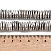 Electroplated Shell Pearl Beads Strands BSHE-B009-E01-2x11mm-A-3
