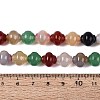 Dyed & Heated Natural Agate Beads Strands G-N359-10A-01-4