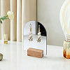 4 Bags Arch Shaped Acrylic Couple Earring Display Stands EDIS-SC0001-15B-7