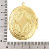 Rack Plating Brass Locket Pendants KK-K277-09G-3