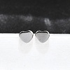 Tarnish Resistant 304 Stainless Steel Ear Studs X-STAS-I071-17P-2