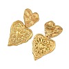 304 Stainless Steel Stud Dangle Earrings for Women EJEW-JE07475-03-4