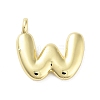 Rack Plating Brass Balloon Letter Pendants LS-KK-C050-01G-W-1