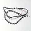 Non-magnetic Synthetic Hematite Bead Strands G-F300-33B-F09-2