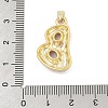 Alloy Enamel Pendants ENAM-S023-01G-B-4