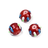 Baking Paint Glass Enamel Beads LAMP-R004-05C-1