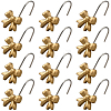 12Pcs Resin with Iron Hook for Bath Curtain FIND-CN0002-31-1