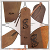 Cowhide Leather Labels AJEW-WH0386-0015-4