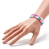 Handmade Polymer Clay Beads Stretch Bracelets Sets BJEW-JB06424-05-3