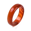 Dyed & Heated Natural Agate Finger Rings for Women RJEW-Z075-02D-2