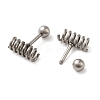 Non-Tarnish 304 Stainless Steel Stud Earrings EJEW-Q795-01P-2