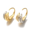 Rack Plating Brass Cuff Earring EJEW-C101-13GP-1