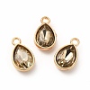 Faceted Glass Rhinestone Pendants GLAA-I051-A04-2