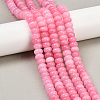 2 Strands Dyed Natural White Jade Beads Strands G-PA0001-23C-6