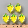 Transparent Enamel Acrylic Beads TACR-S155-003H-4