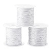3 Rolls 3 Styles Round Nylon Braided Cord NWIR-TADJ0001-03A-1
