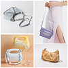 6Pcs 6 Colors Plastic Cable Chain Bag Strap FIND-WR0002-37-3