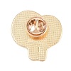 Sports Table Tennis Enamel Brooches JEWB-I063-03KCG-02-2