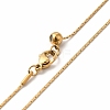 Ion Plating(IP) 304 Stainless Steel Boston Link Chains Necklace for Men Women LS-STAS-E185-05G-2
