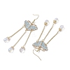 Zinc Alloy Enamel Chandelier Component Links EJEW-JE06315-4