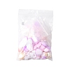 Rainbow Iridescent Plating Acrylic Beads OACR-FS0001-99A-6