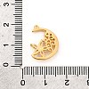 Brass Micro Pave Cubic Zirconia Pendants KK-F901-04B-G-3