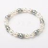 Shell Pearl Bracelets BJEW-JB01253-04-1