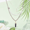 50Pcs 5 Styles Natural Mixed Gemstone Pendants G-HY0001-47-4