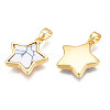 Real 18K Gold Plated Brass Pendants KK-N233-173A-01A-3