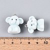 Flocky Animal Resin Pendants FIND-S001-06A-3