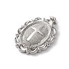 Brass Pendants with Jump Ring KK-V016-09P-2
