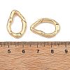 SHEGRACE Brass Spring Gate Rings XGRQ58793-761G-3