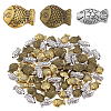 90Pcs 3 Colors Tibetan Style Alloy Beads FIND-GA0007-96-1