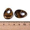 Natural Tiger Eye Pendants G-N361-06E-3