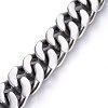 304 Stainless Steel Curb Chains Bracelets BJEW-E346-07A-P-2
