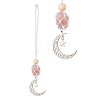 Moon 201 Stainless Steel Pendant Decorations HJEW-JM00958-3