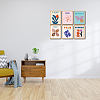 Rectangle Paper Hanging Painting HJEW-WH0034-016-7