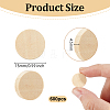 Beech Wooden Flat Round Unfinished Wood WOOD-OC0004-24A-2