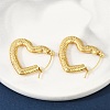 304 Stainless Steel Hoop Earrings for Women EJEW-U046-06A-G-3
