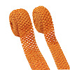2 Rolls 2 Sizes Polyester Elastic Ribbon EW-TA0001-02G-2