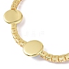 Enamel Evil Eye Link Bracelet with Clear Cubic Zirconia Tennis Chains for Women KK-E033-19G-4