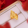 Brass Adjustable Finger Rings FS-WGF67D5-01-1